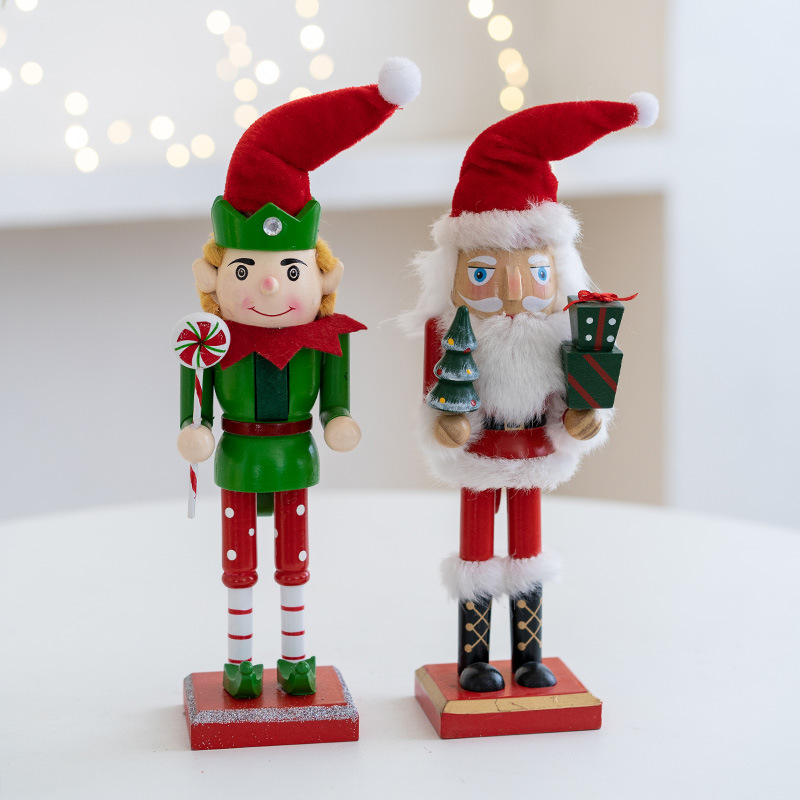 Nutcracker Figurine - 27cm nuevo estilo europeo viejo elfo