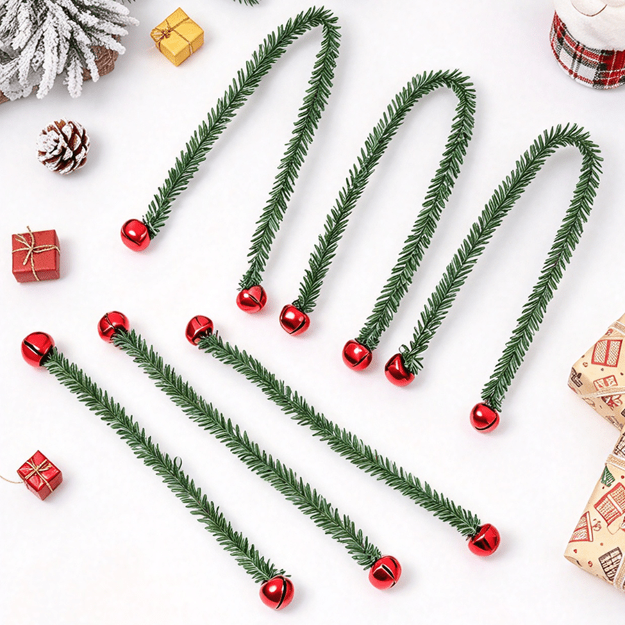Tinsel Garland Decoration - 8/16 piezas de guirnaldas navideñas con