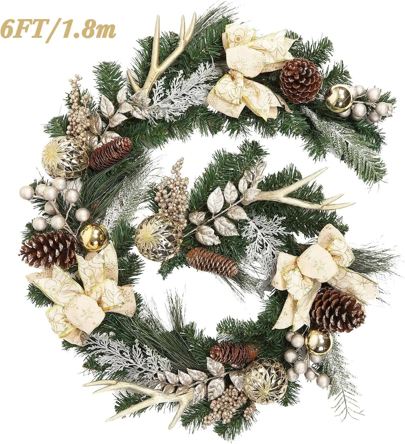 Led Fairy String Lights - Guirnalda navideña con luces, de 1,8
