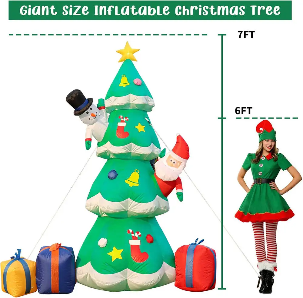 Árbol de Navidad inflable giga - Christmas Tree Artificial reseña y precio