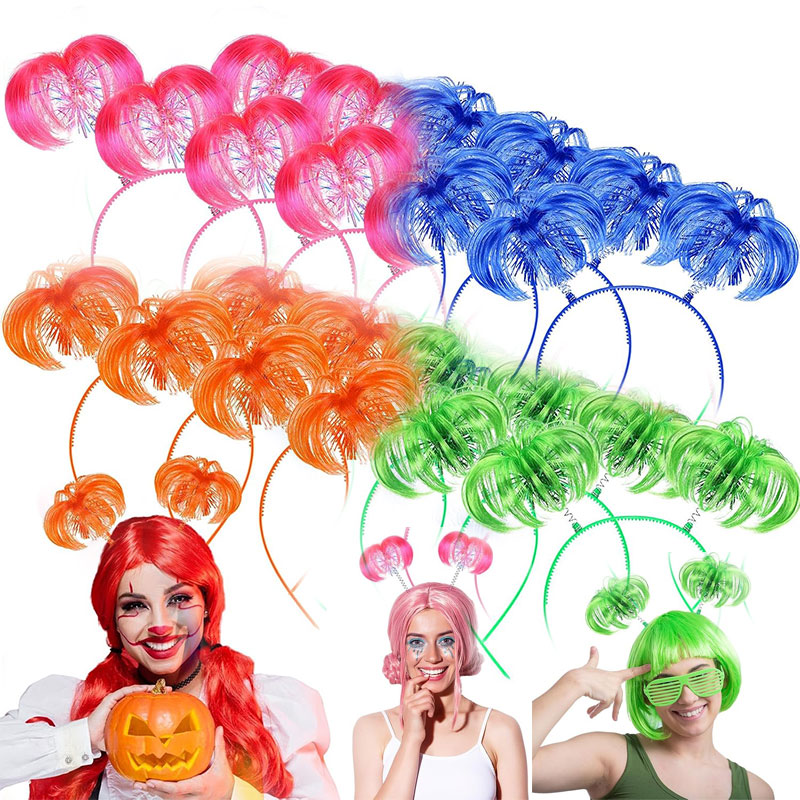 6/12 piezas de diadema con pom - Tinsel Garland Decoration reseña y precio
