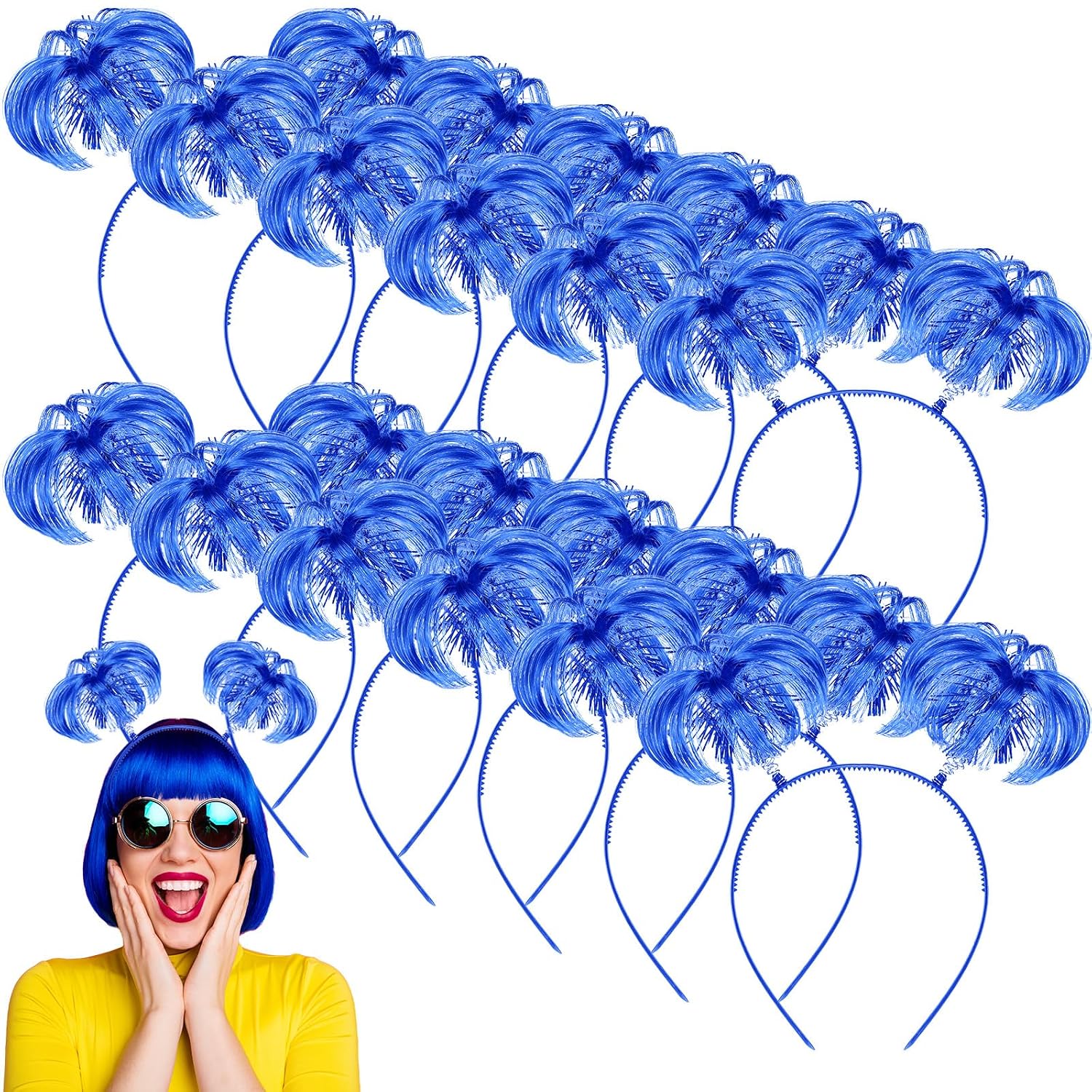 6/12 piezas de diadema con pom - Tinsel Garland Decoration reseña y precio