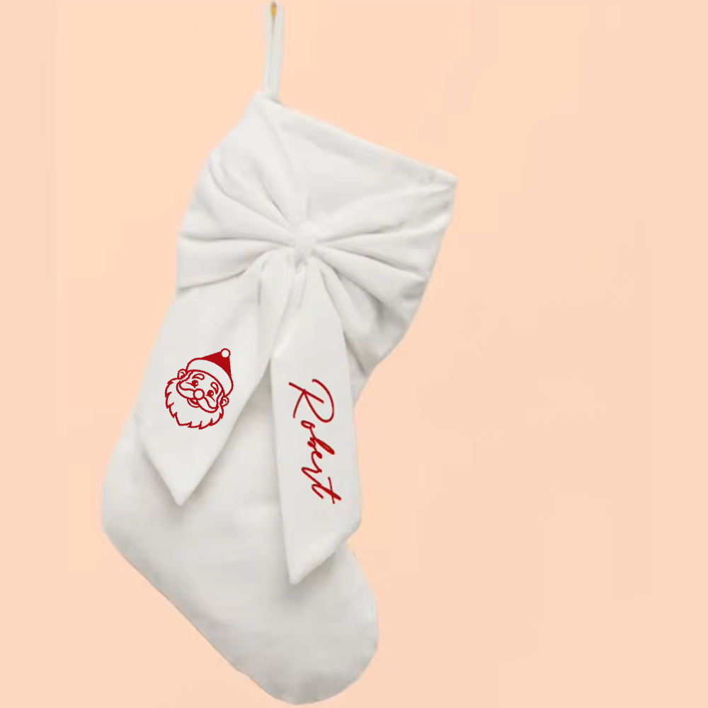 Calcetín navideño de terciopel - Christmas Stocking Hanging reseña y precio
