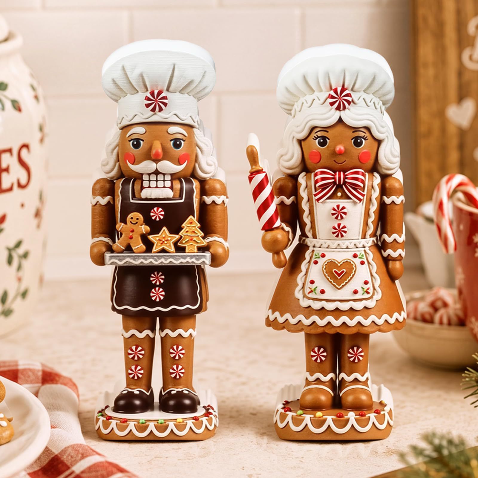 Juego de 2 piezas de cascanuec - Nutcracker Figurine reseña y precio