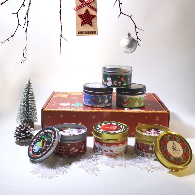 Set de velas aromáticas de cer - Holiday Candle Set reseña y precio
