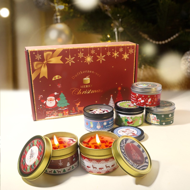 Set de velas aromáticas de cer - Holiday Candle Set reseña y precio