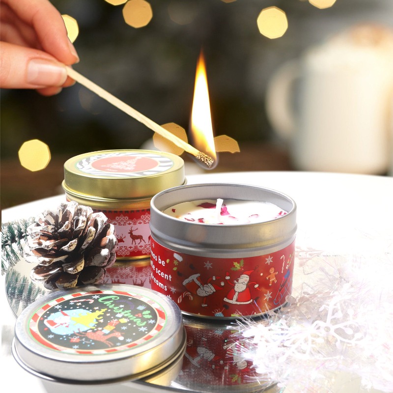 Set de velas aromáticas de cer - Holiday Candle Set reseña y precio