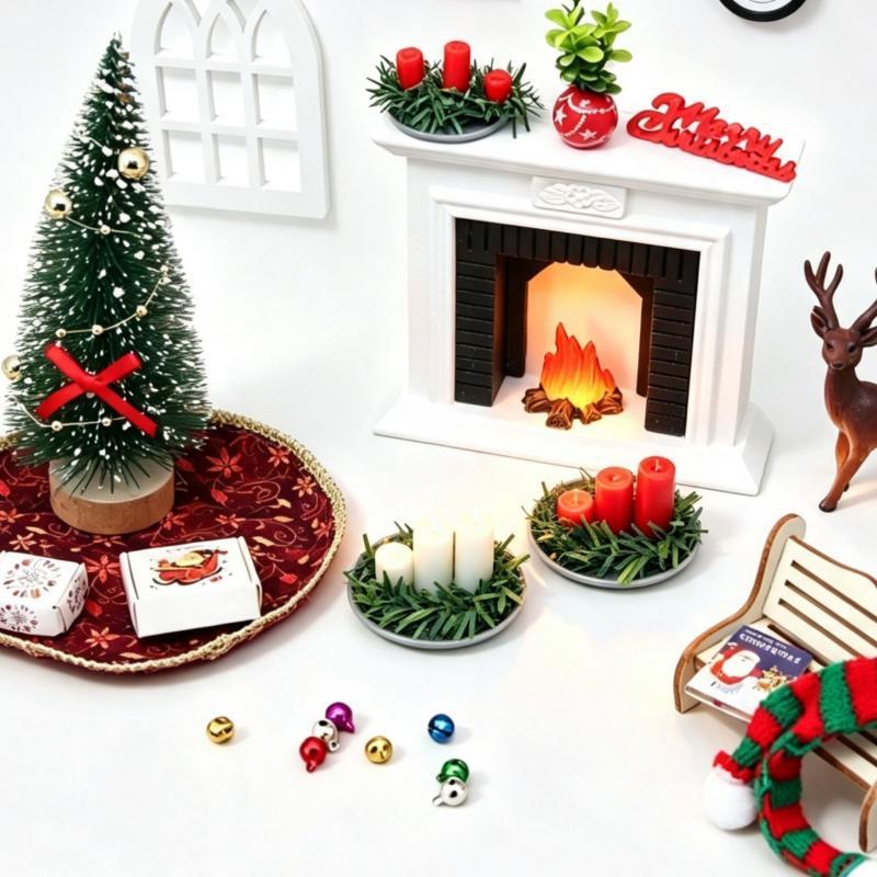 ! Accesorios para escena navid - Holiday Candle Set reseña y precio