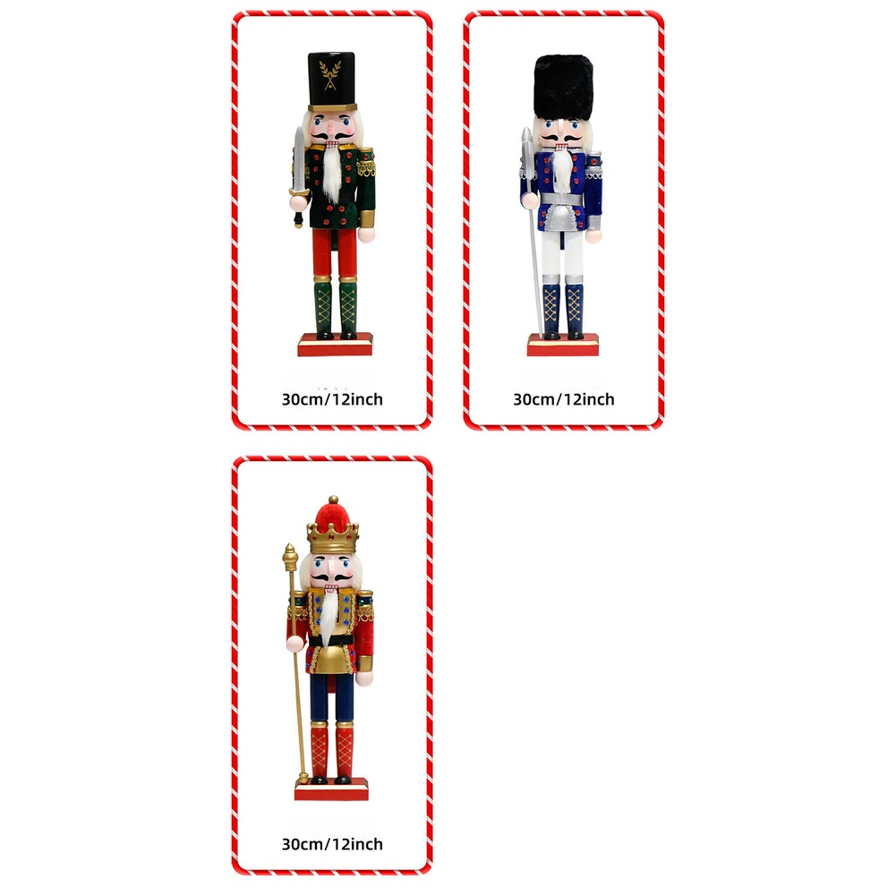 Cascanueces de madera de 30 cm - Nutcracker Figurine reseña y precio