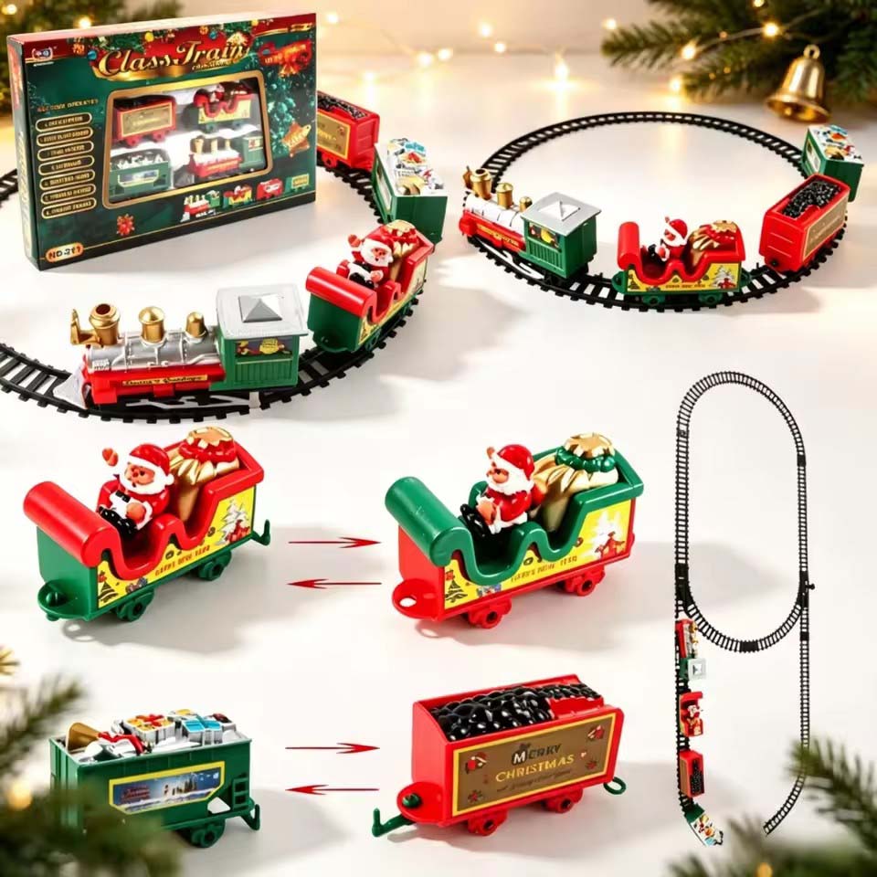 Tren eléctrico navideño de asp - Christmas Tree Artificial reseña y precio