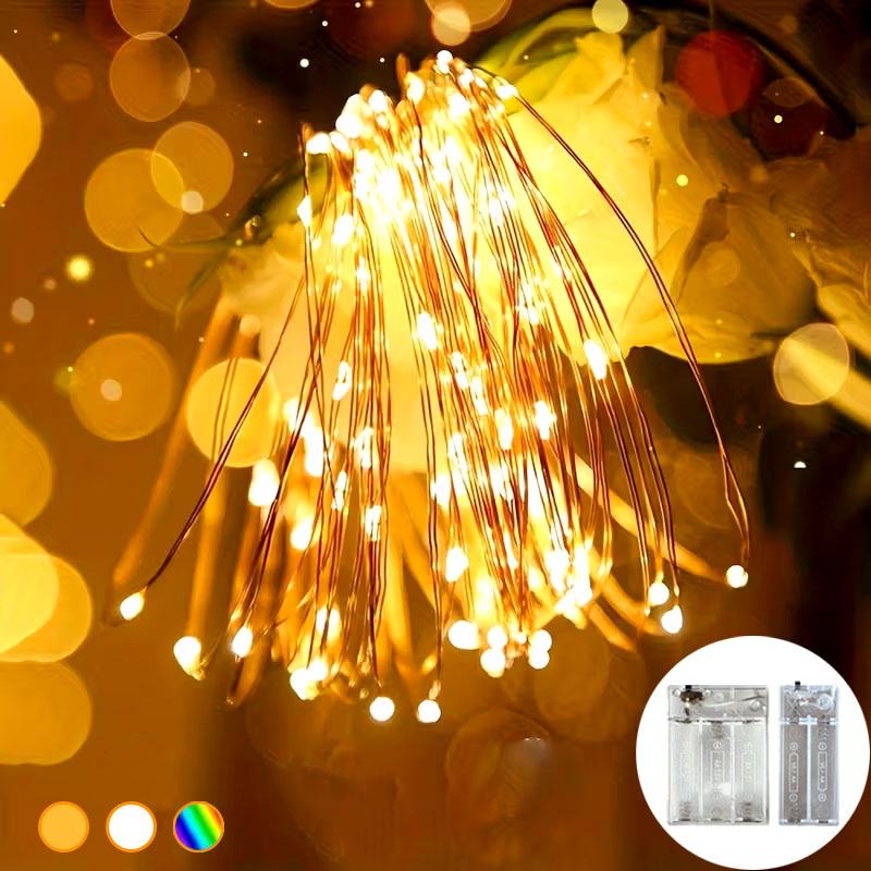 Guirnaldas de luces LED, guirn - Led Fairy String Lights reseña y precio