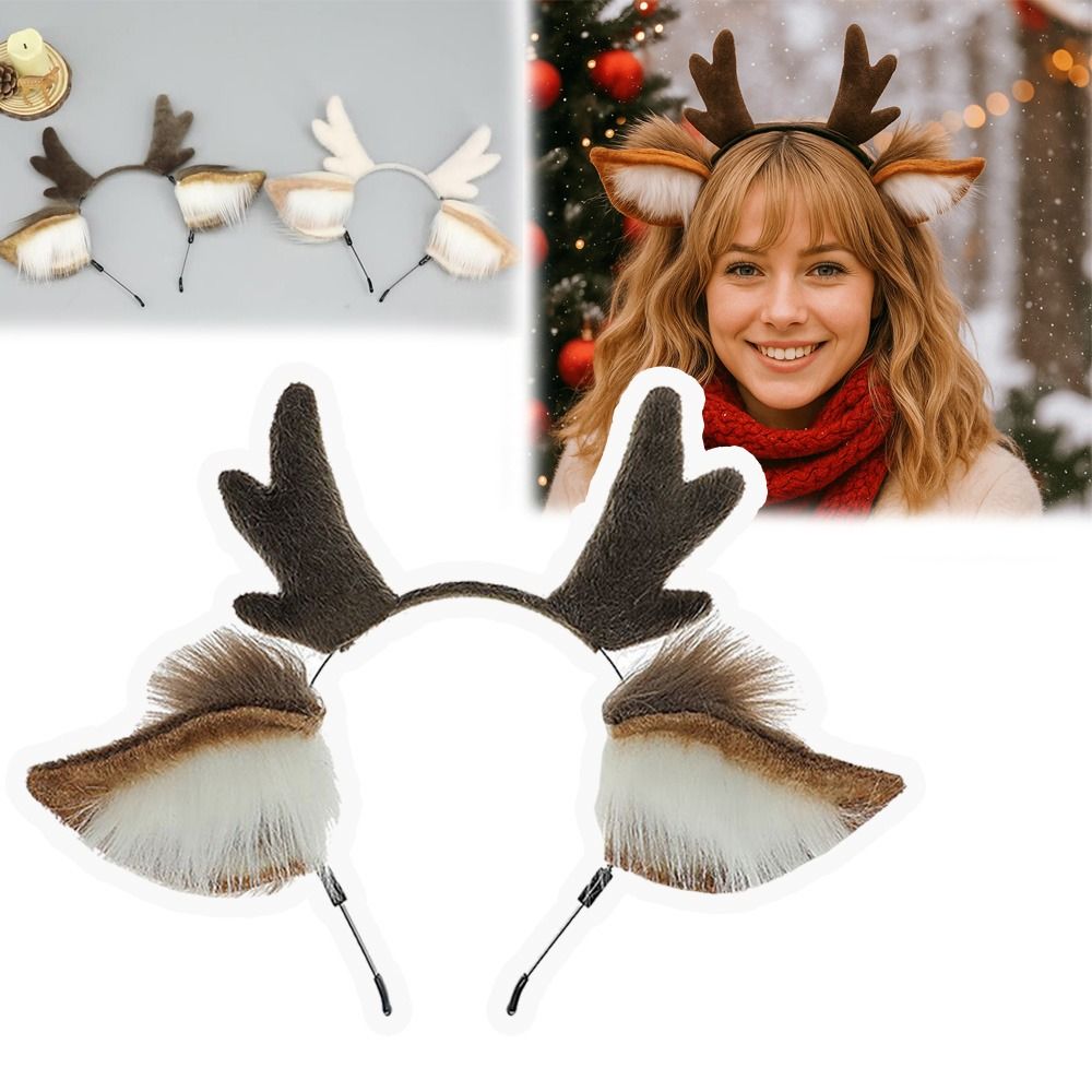 Diadema con orejas de ciervo d - Reindeer Antlers Headband reseña y precio