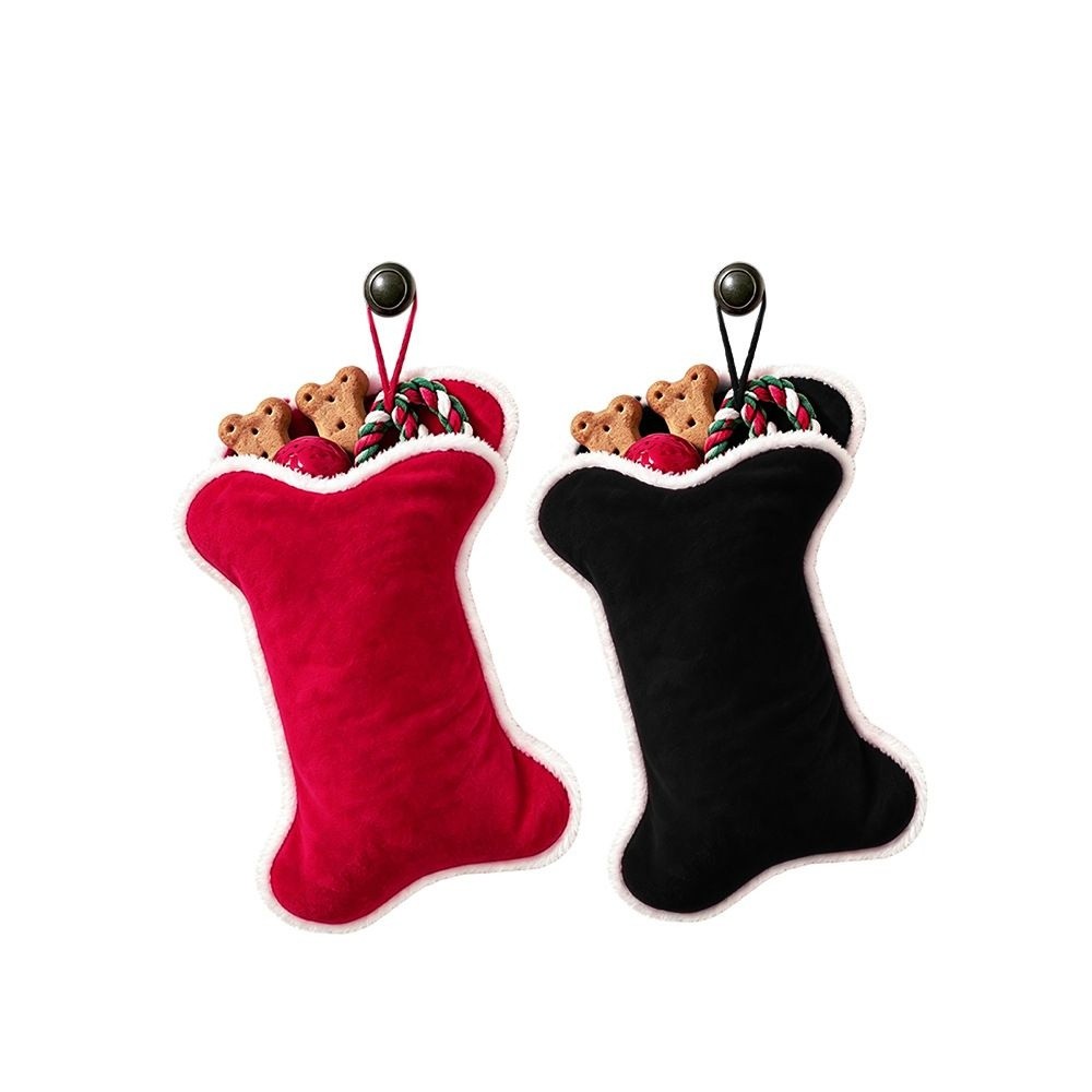 Calcetín navideño de gran capa - Christmas Stocking Hanging reseña y precio