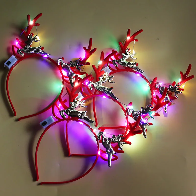 20 diademas con forma de astas - Reindeer Antlers Headband reseña y precio