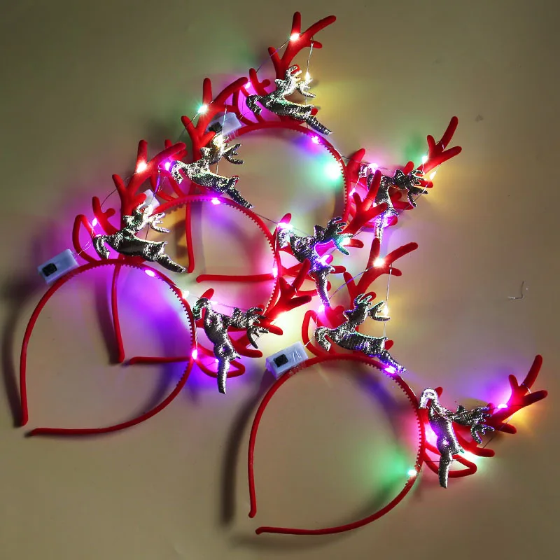 20 diademas con forma de astas - Reindeer Antlers Headband reseña y precio