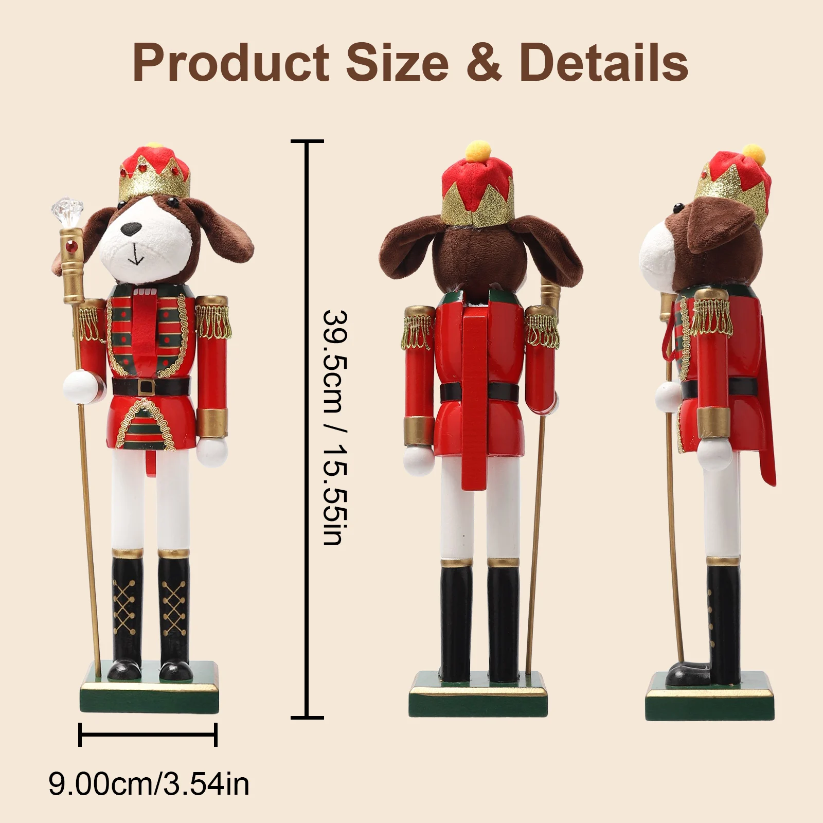 Adorno navideño con forma de p - Nutcracker Figurine reseña y precio