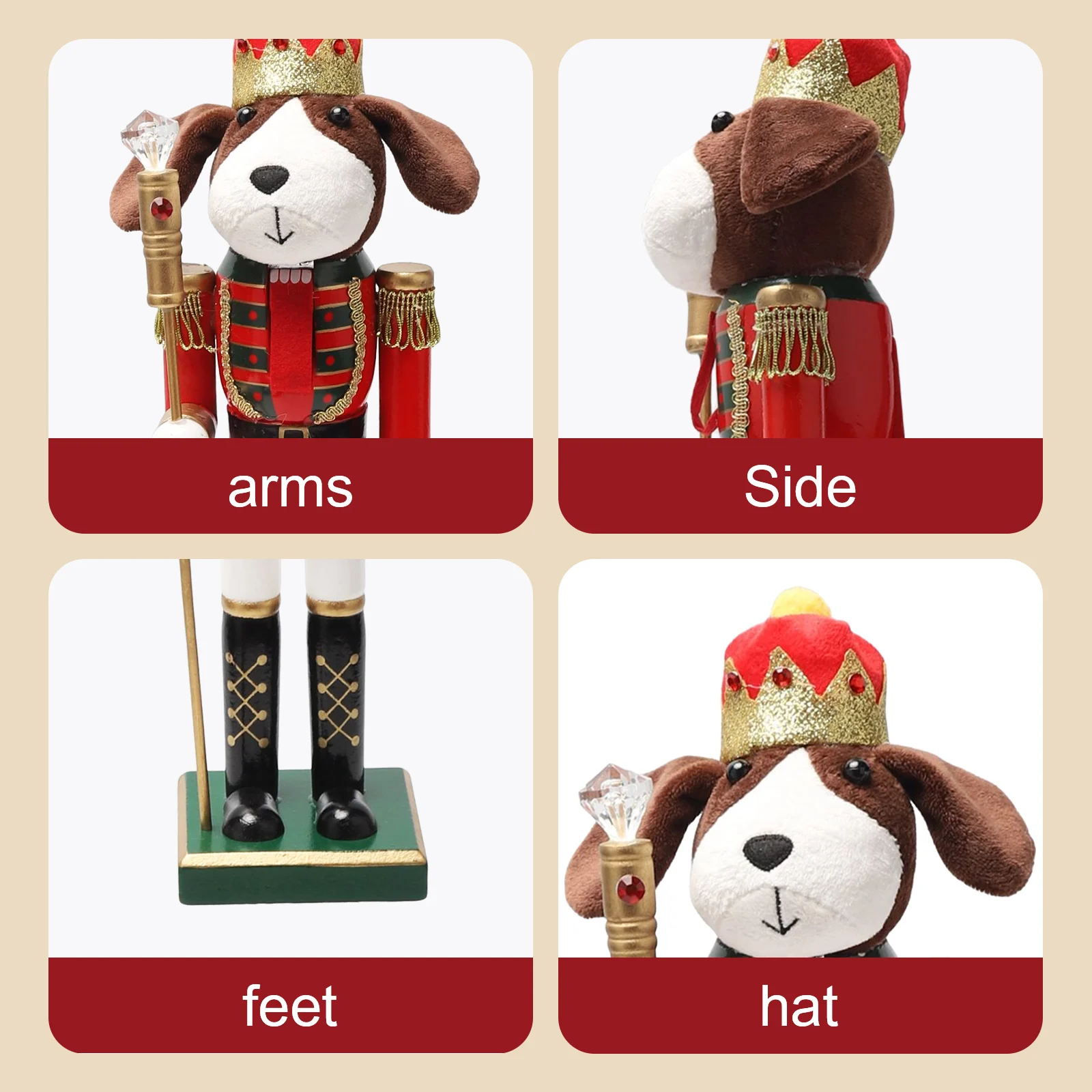 Adorno navideño con forma de p - Nutcracker Figurine reseña y precio