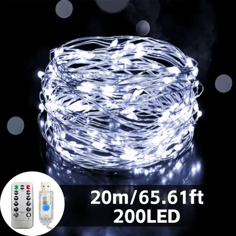 Guirnalda de luces LED con cab - Led Fairy String Lights reseña y precio